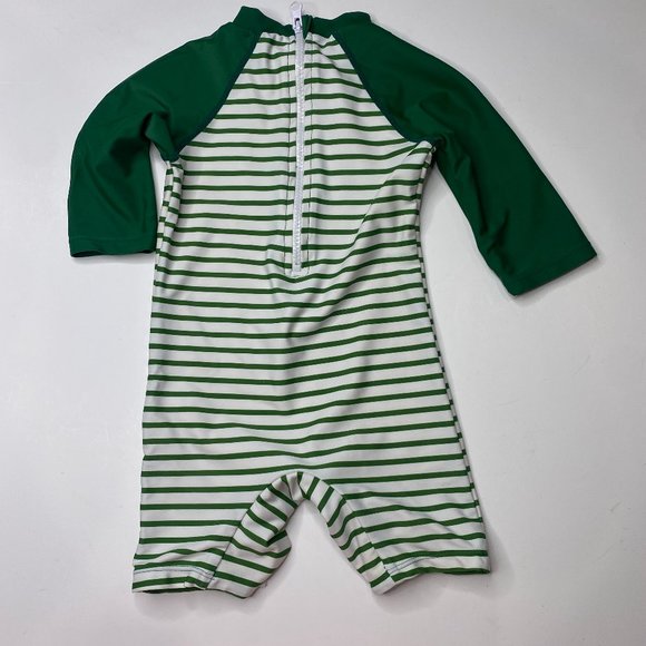 UMELOK, baby boy's 12-18 M, one piece swimsuit with long sleeves, UPF 50+ - Picture 2 of 6